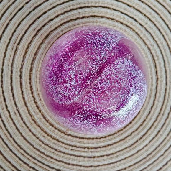 Vintage 1980s CAITHNESS Glass Bud Vase, Pink Swirled, Made in Scotland - Picture 3 of 4